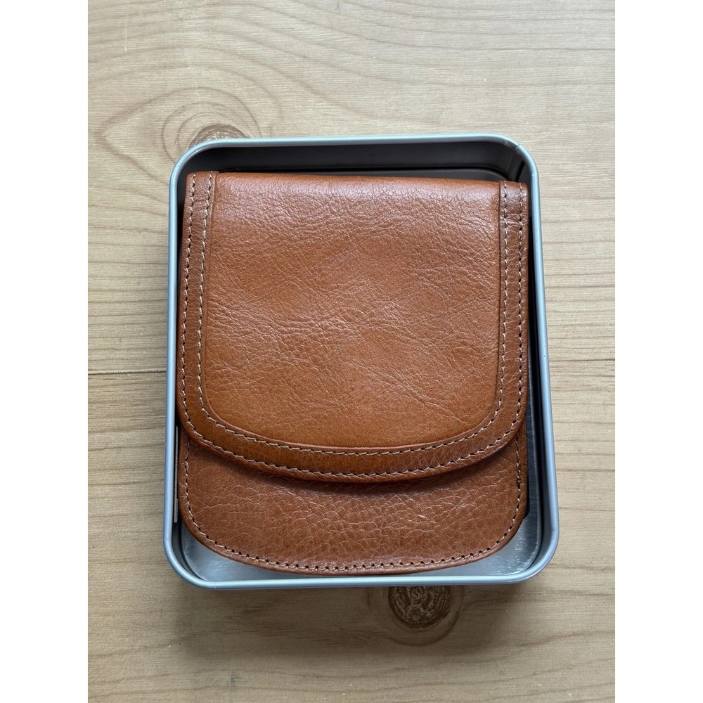 The Original Brown TAXI WALLET With Tin Box Bifold Vallavista Corp.